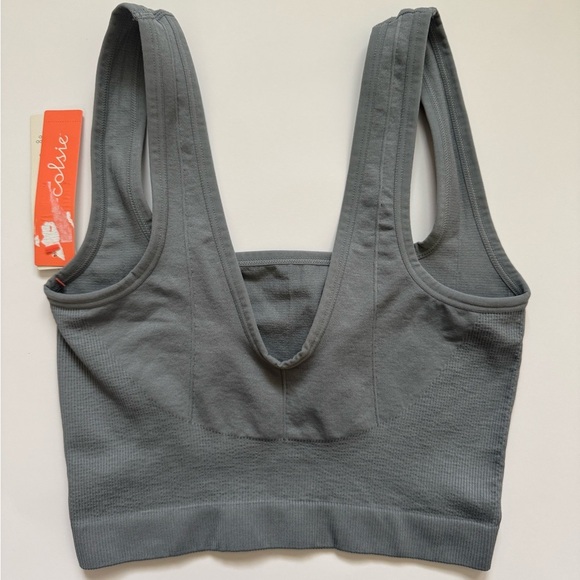 Colsie Women’s Seamless Brami Grey Size Small NWT - Picture 2 of 4